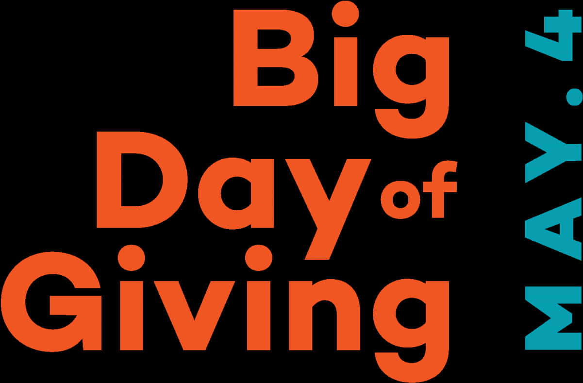 Big Dayof Giving Event Graphic PNG