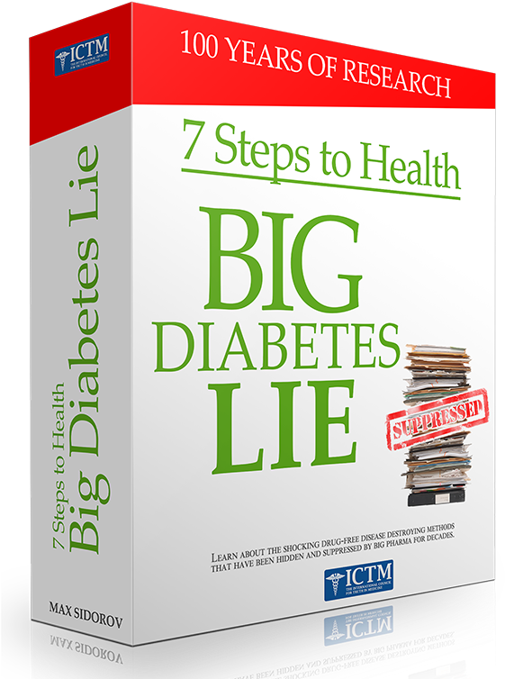 Big Diabetes Lie Book Cover PNG