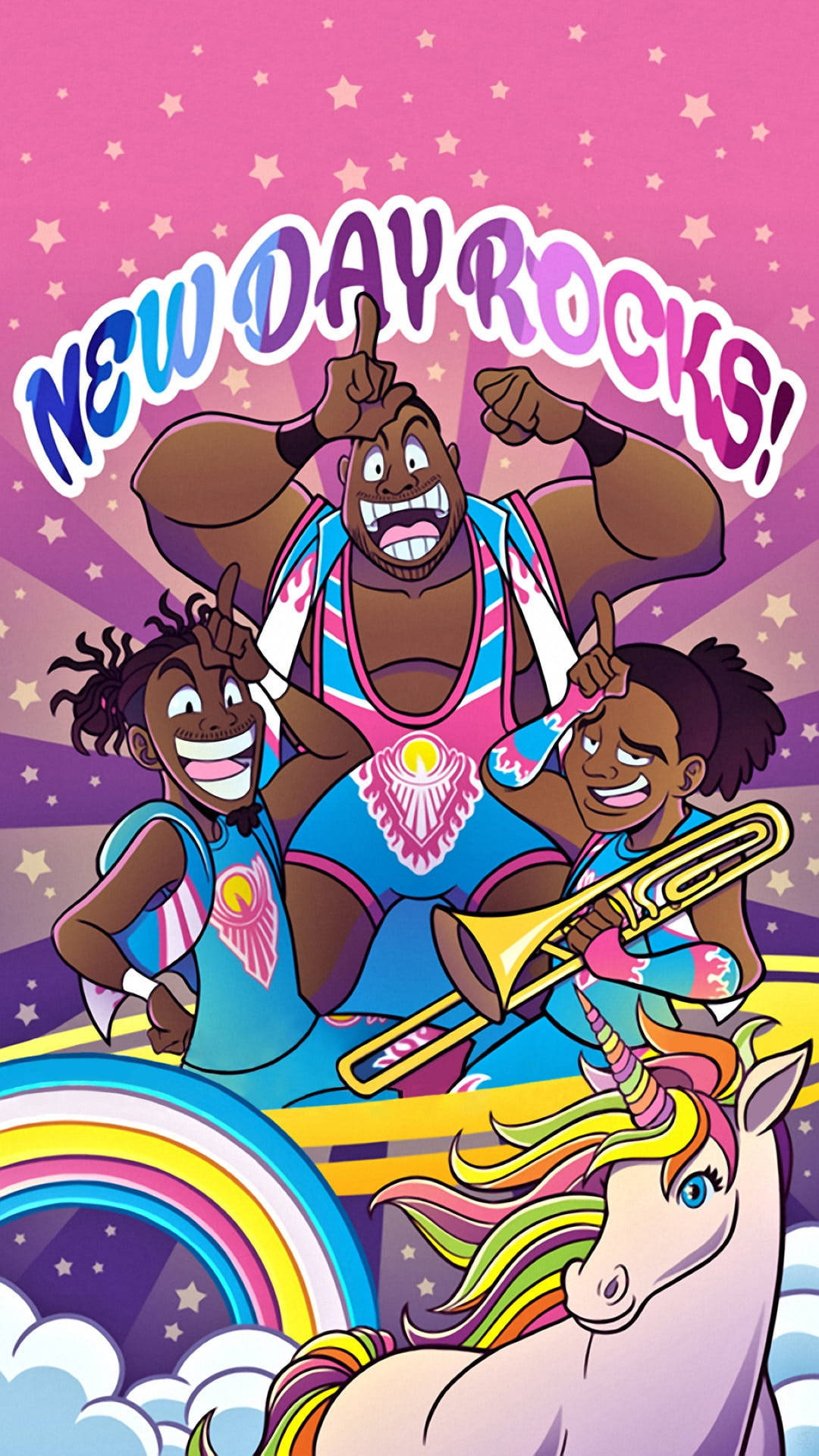 Big E With New Day Fanart Wallpaper
