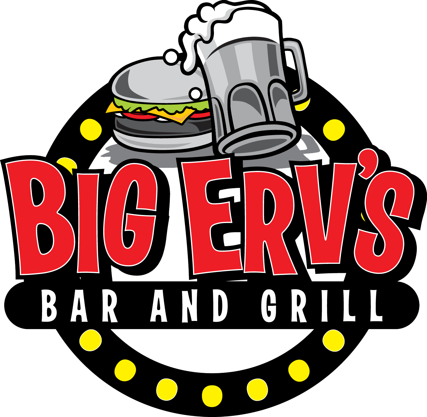 Big Ervs Bar Grill Logo PNG
