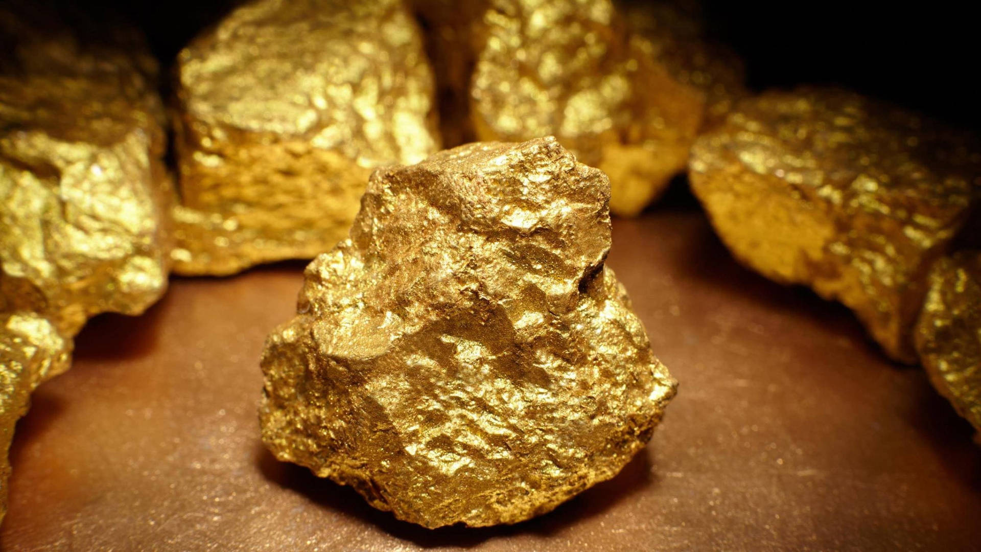 Big Gold Pieces From The Goldmines Wallpaper