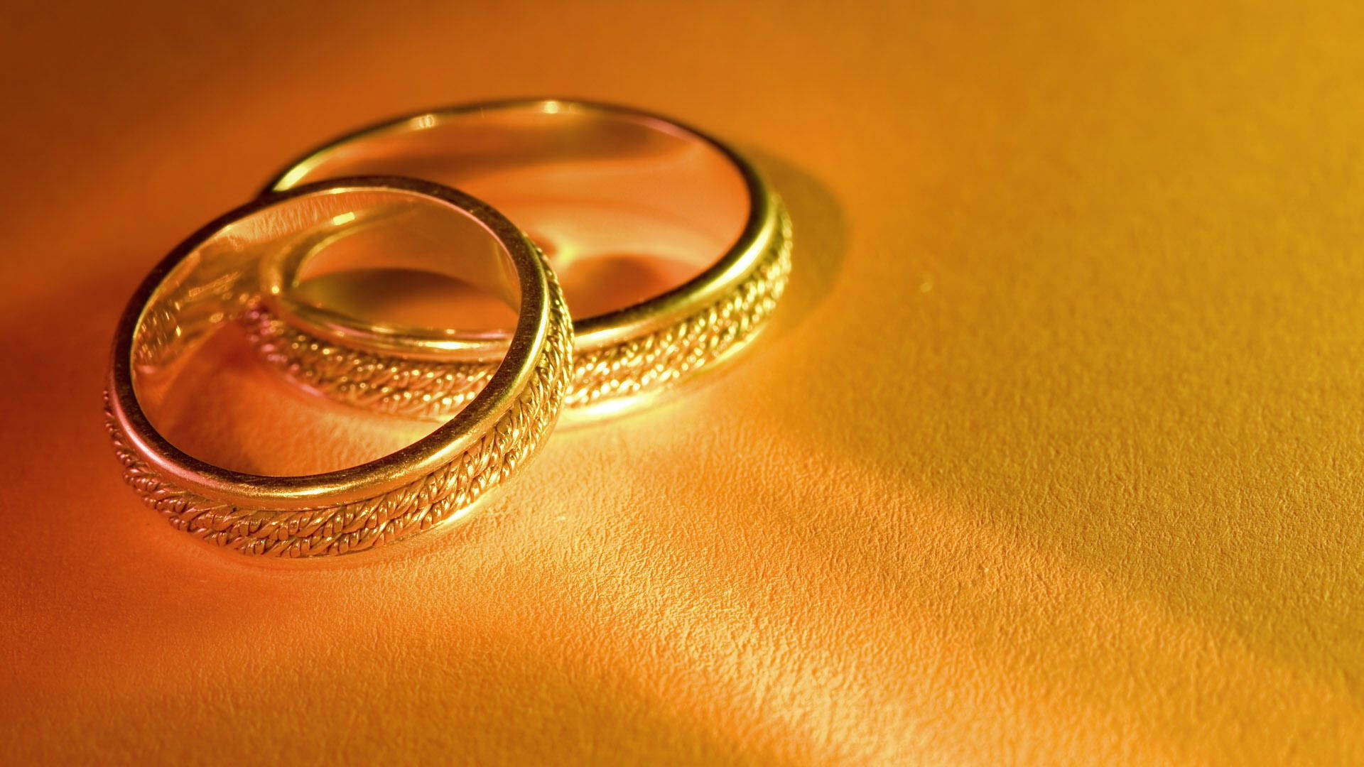 Big Gold Wedding Rings