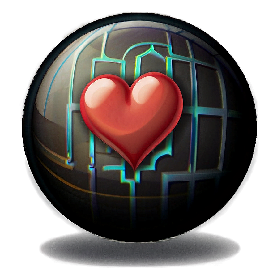 Download Big Heart Emoji Transparent Png Wut | Wallpapers.com