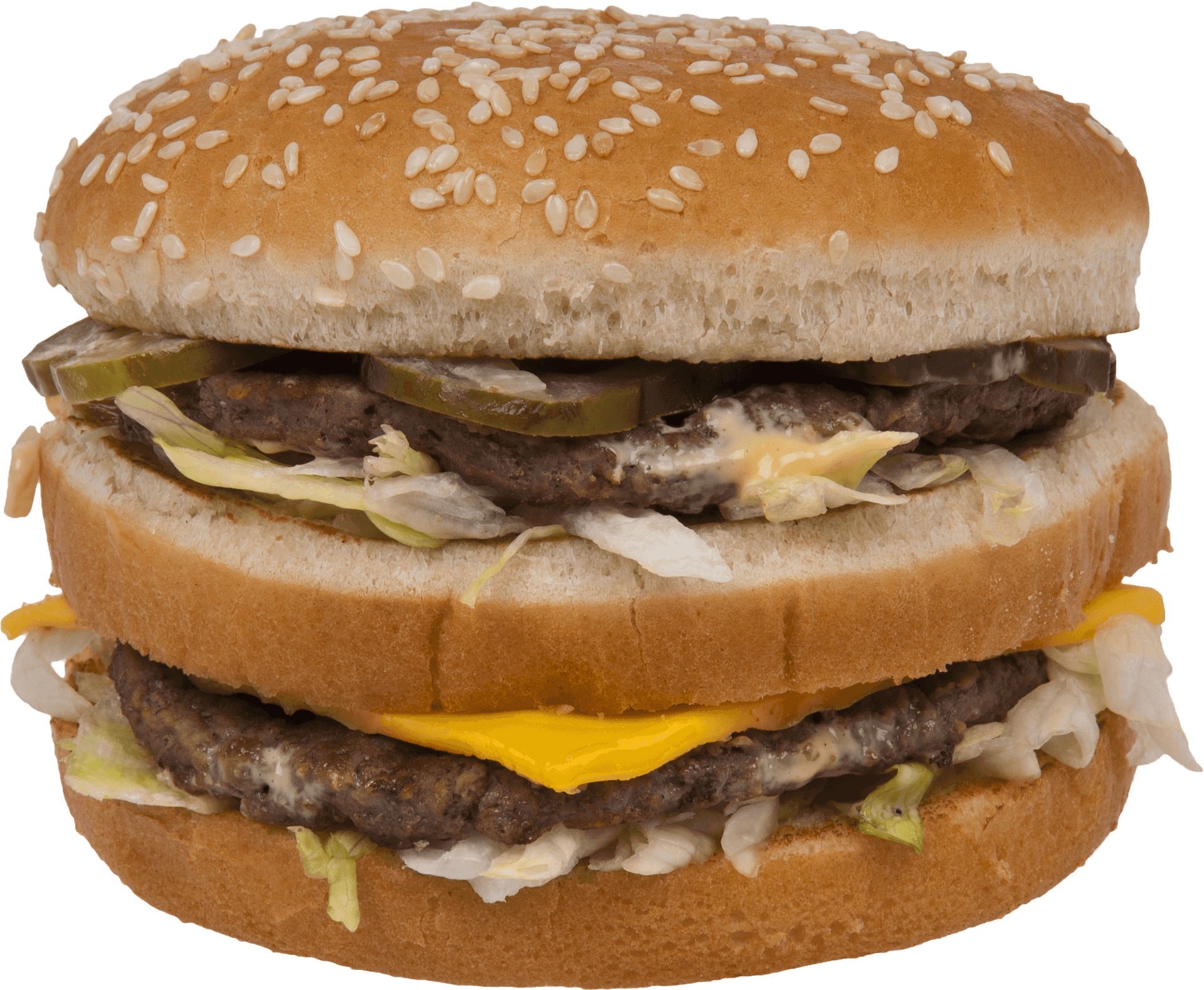 Big Mac Burger Isolated PNG