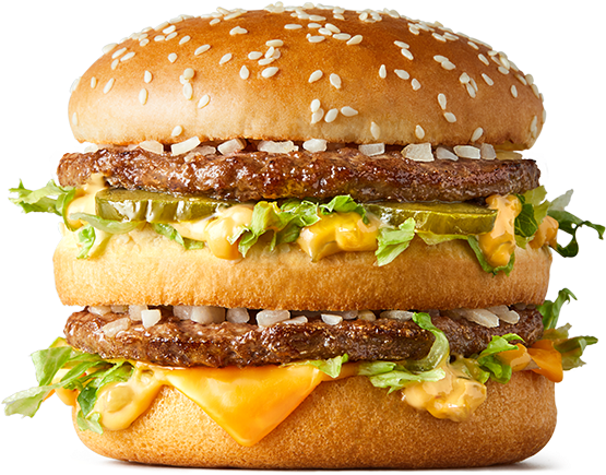 Big Mac Close Up PNG