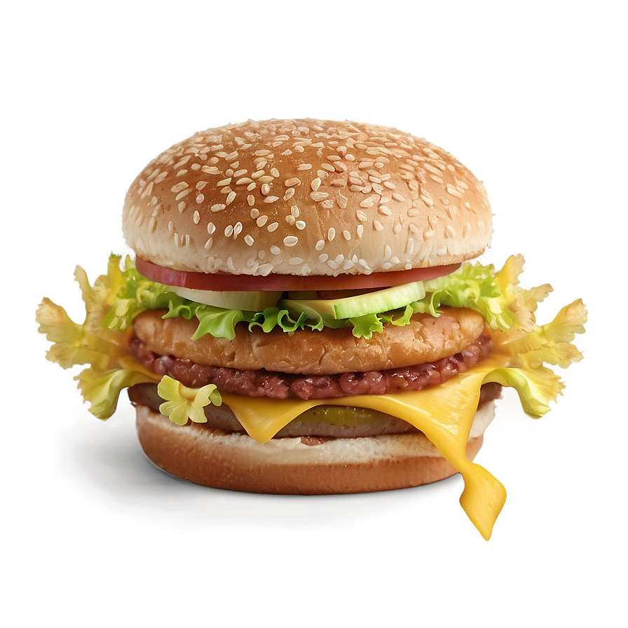 Download Big Mac Deluxe Png Gyy60 | Wallpapers.com