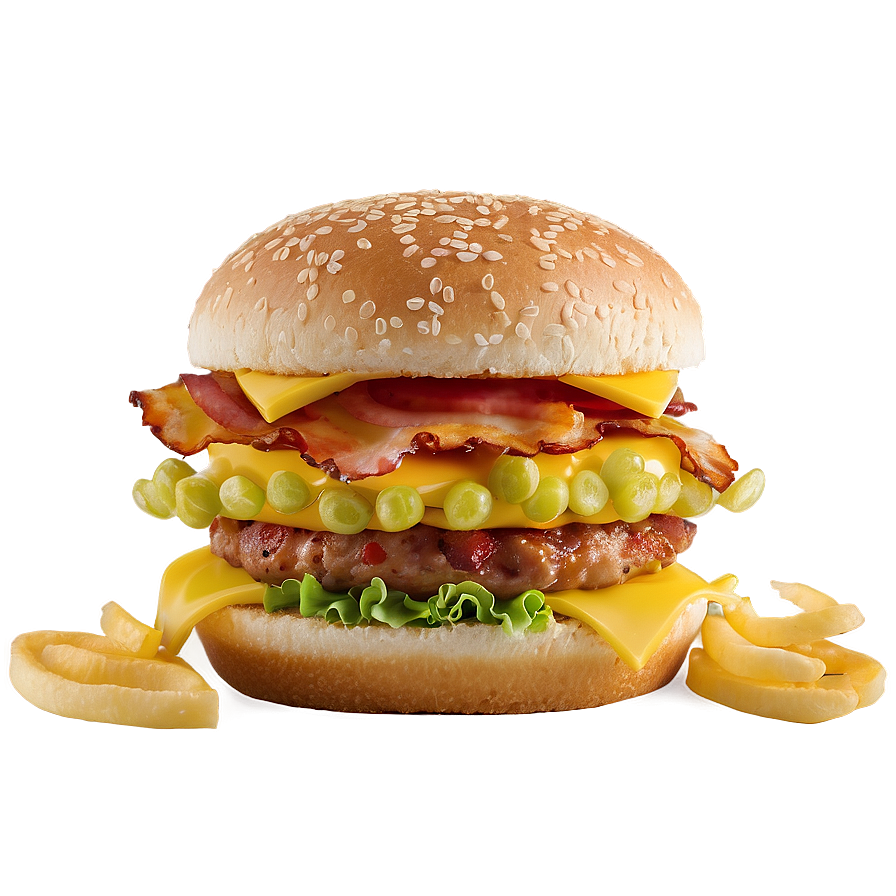 Download Big Mac With Bacon Png 13 | Wallpapers.com