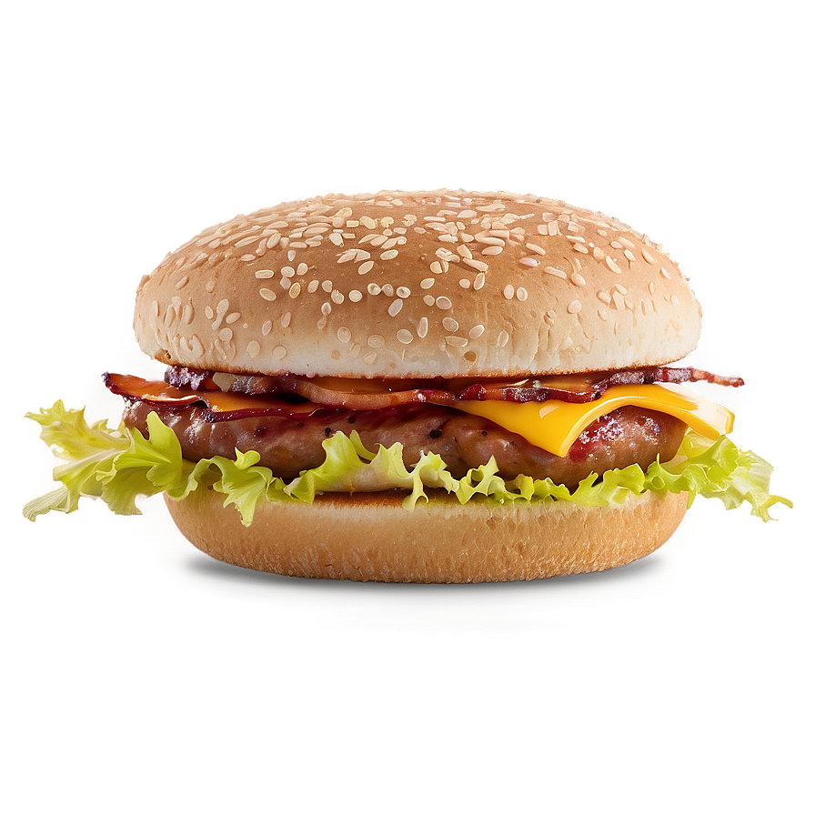 Download Big Mac With Bacon Png Klb | Wallpapers.com