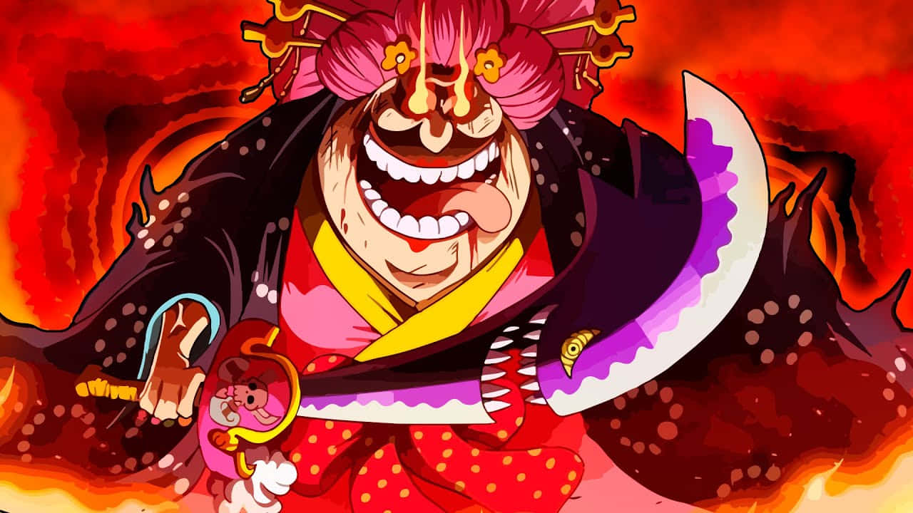 The Infamous Big Mom, a Pirate with Unstoppable Power Wallpaper