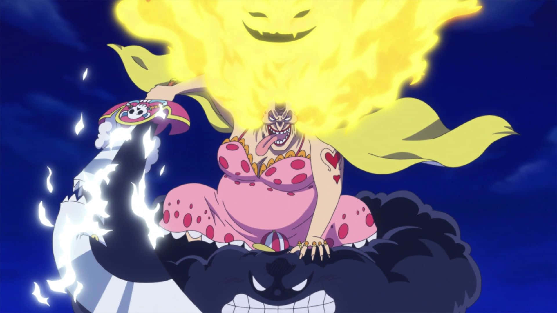 Big Mom rules the seas in One Piece Wallpaper