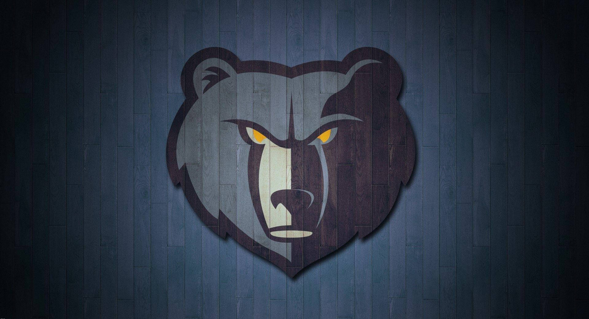 Big Nba Memphis Grizzlies Logo Background