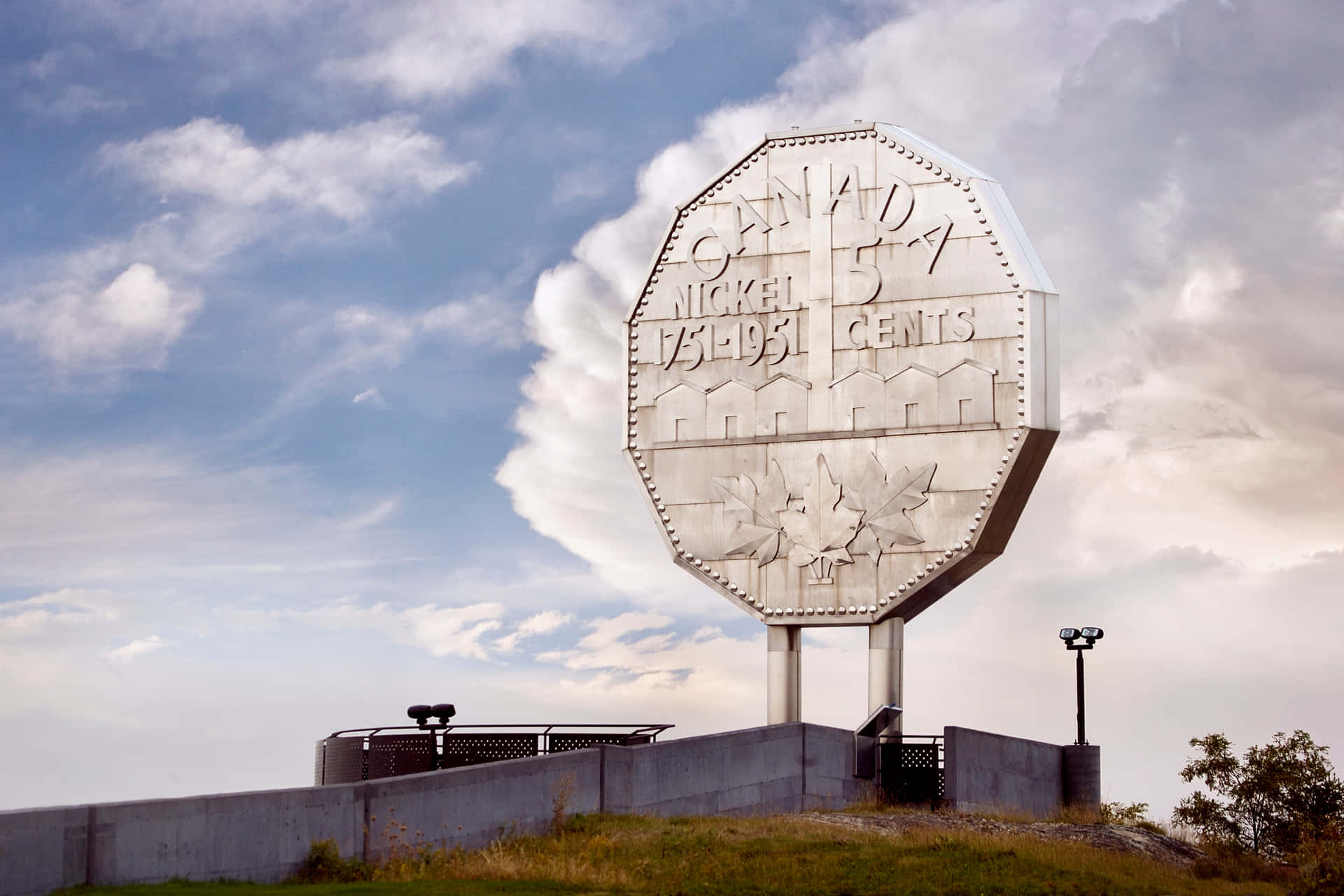 Big Nickel Monument Sudbury Wallpaper