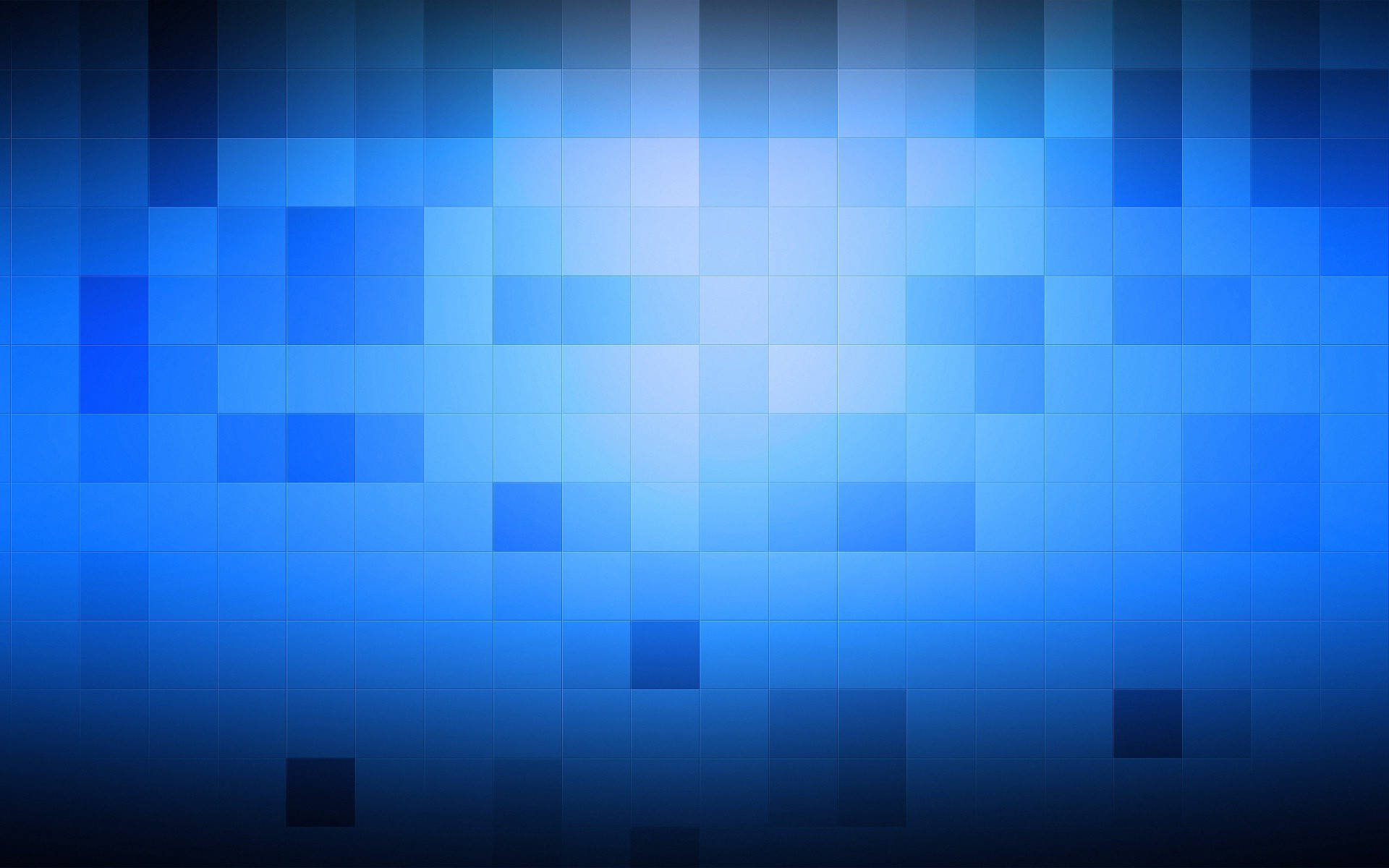 Big Pixels Blue Color Hd Wallpaper