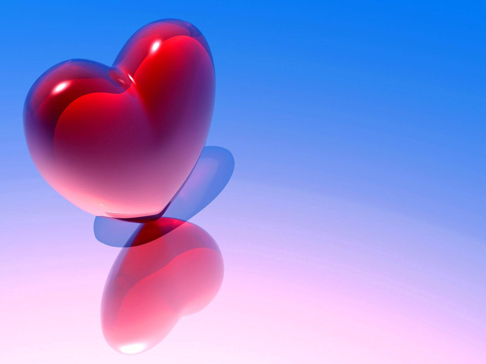 Big Plastic Red Heart Background