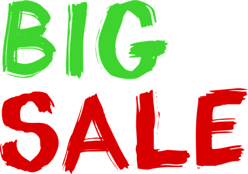 Big Sale Promotion Banner PNG