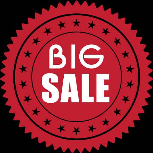 Big Sale Red Seal PNG