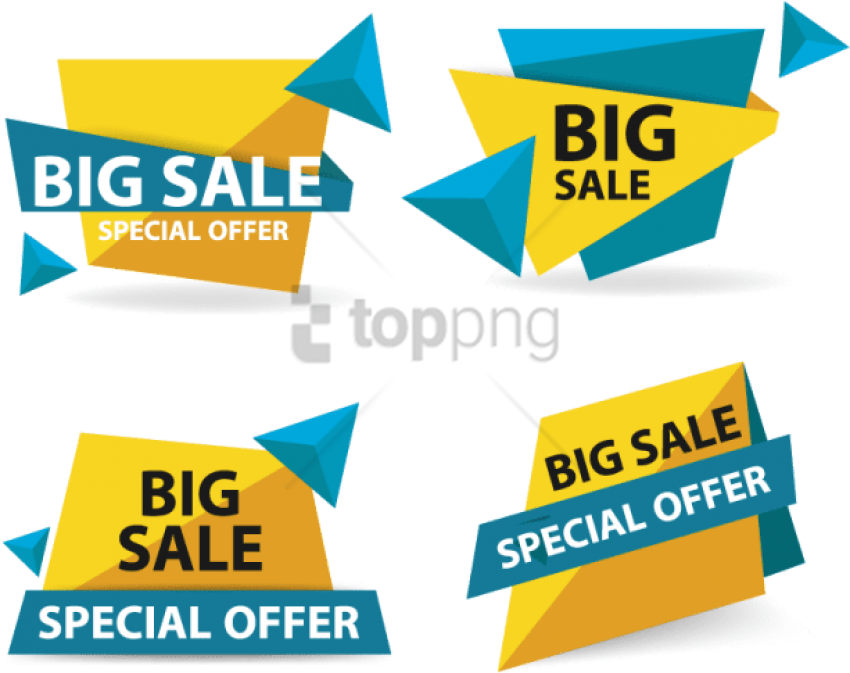 Big Sale Special Offer Banners PNG