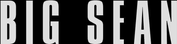 Big Sean Text Logo PNG