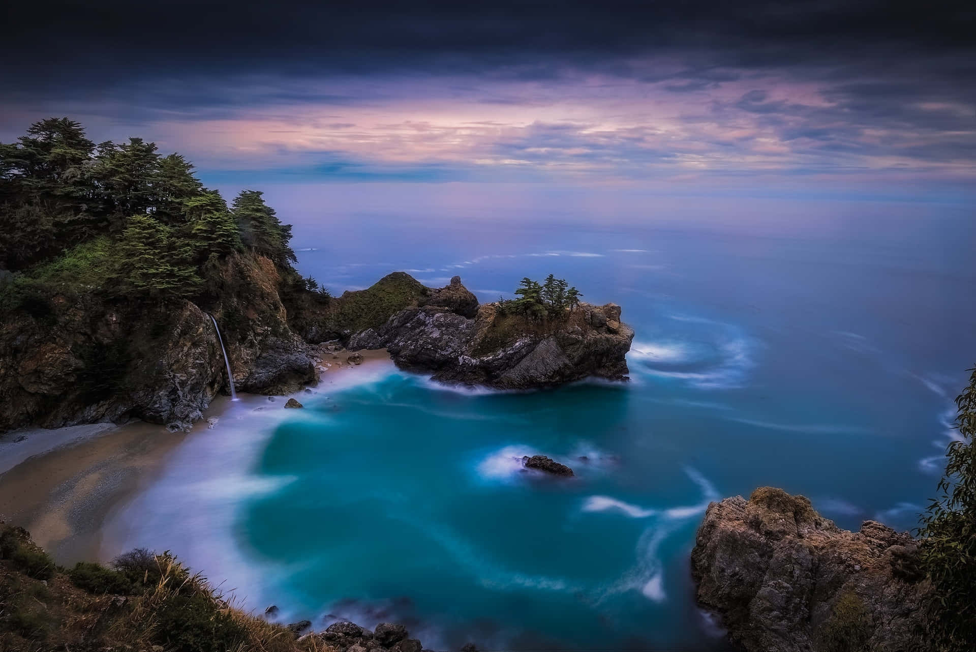 Enjoy a dramatic view of the Big Sur coastline