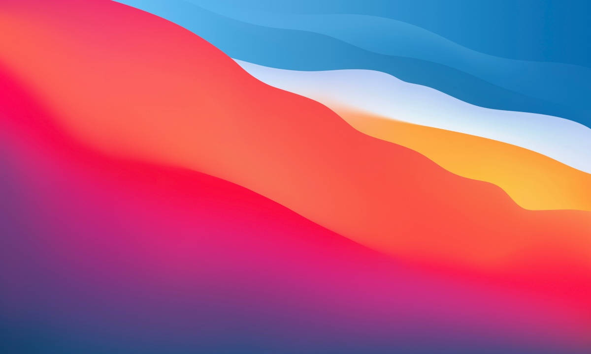 Big Sur Hyper Contrast MacOS Monterey Wallpaper