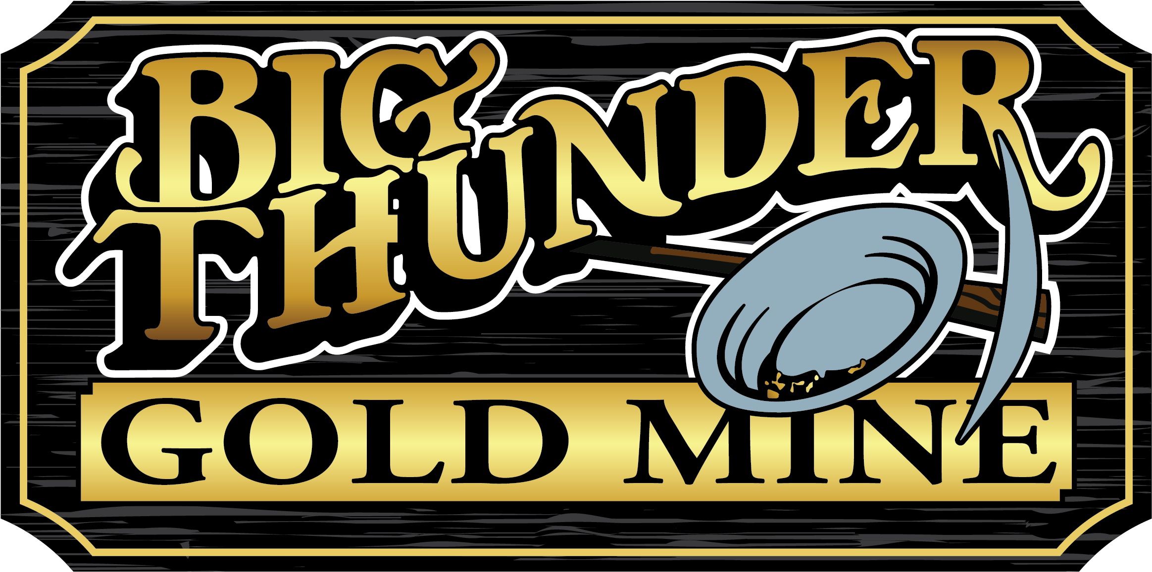 Big Thunder Gold Mine Sign PNG