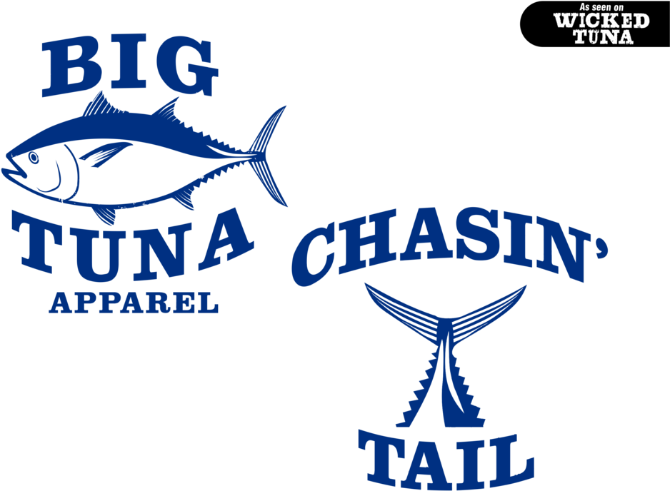 Big Tuna Apparel Chasin Tail Graphic PNG