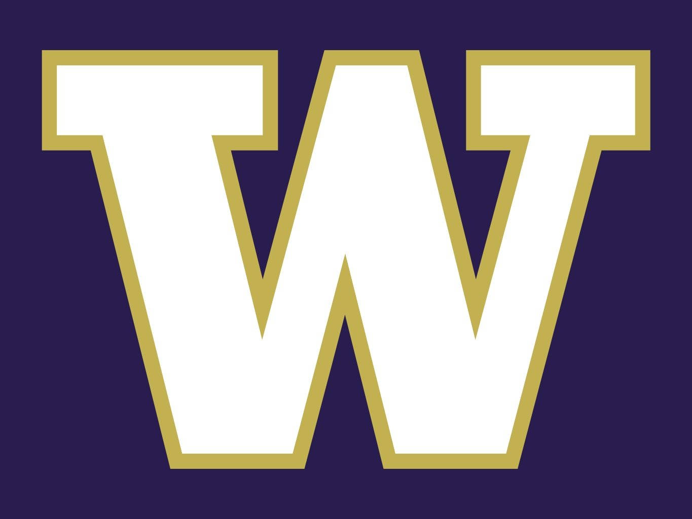 Big University Of Washington Logo Wallpaper