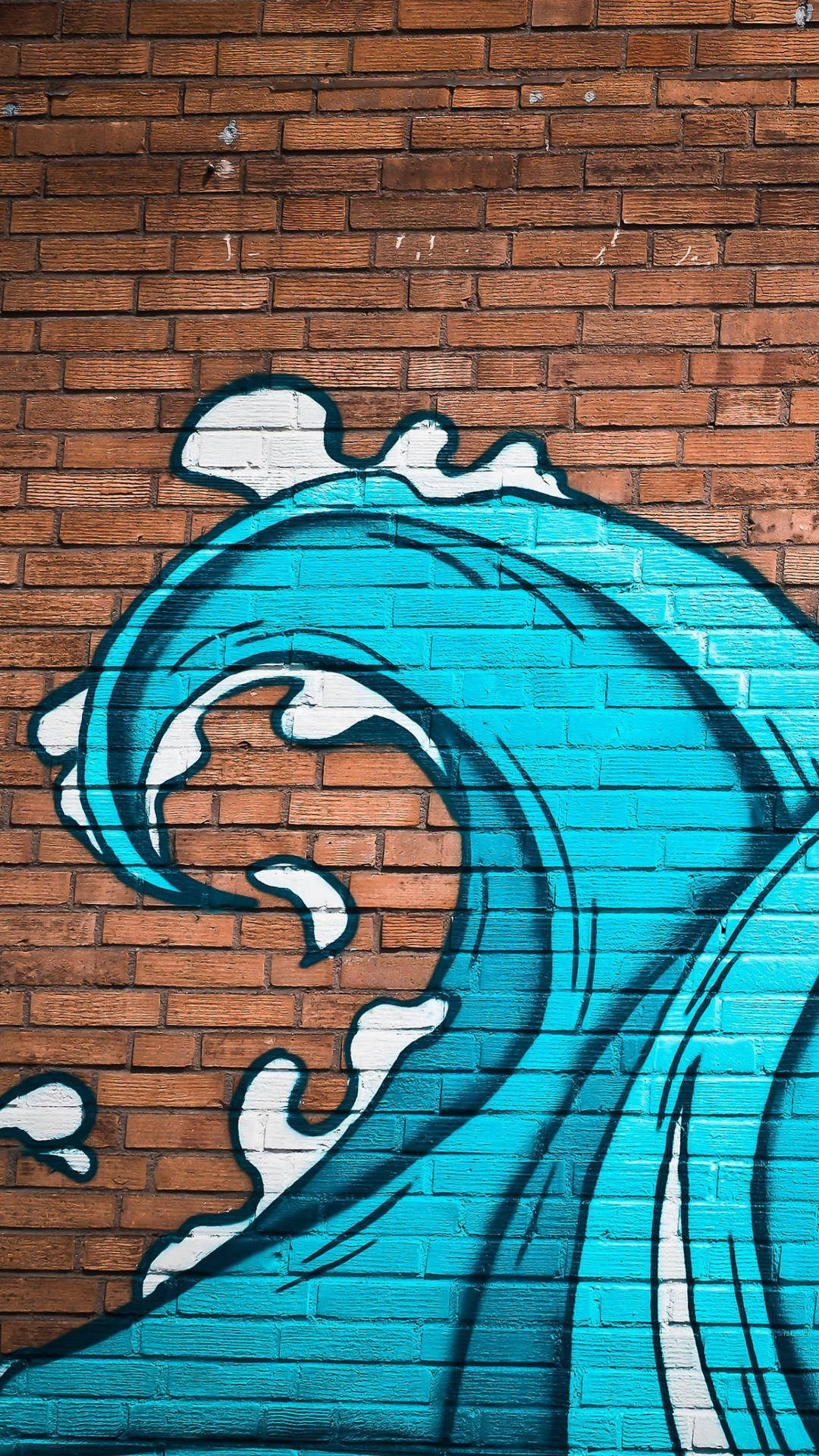 Big Wave Vægkunst Iphone Wallpaper