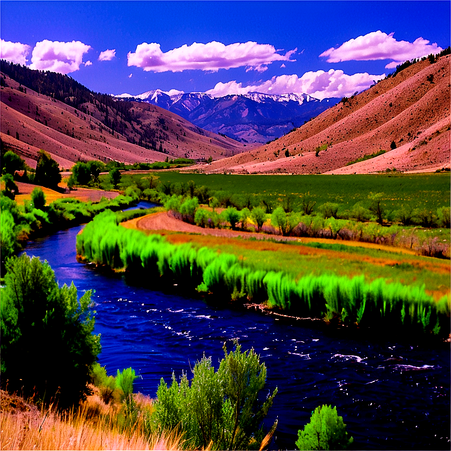 Big Wood River Valley Idaho Png Kxp26 PNG