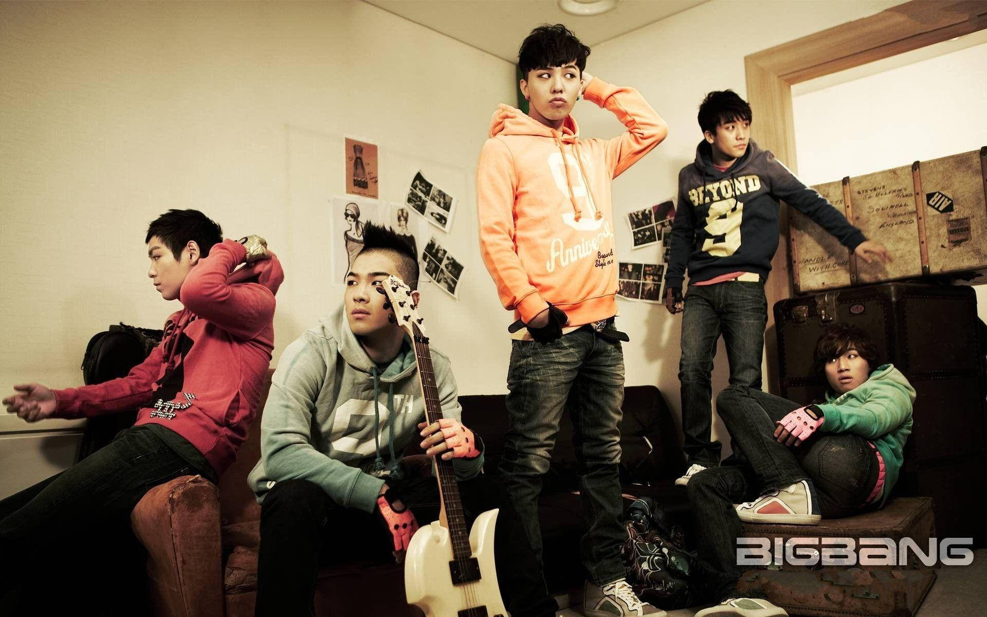 Bigbang Boy Band Poster Background