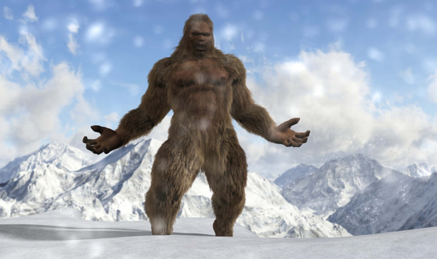 A mysterious figure of legend, Bigfoot is said to inhabit the remote forests of North America.