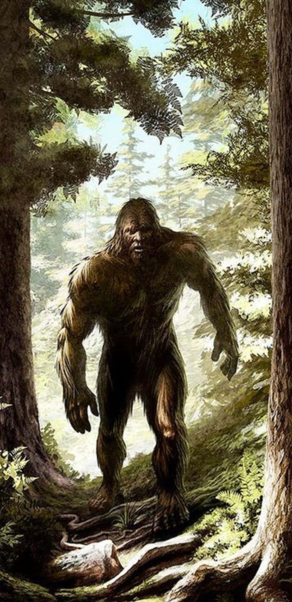 A Rendition of the iconic Bigfoot