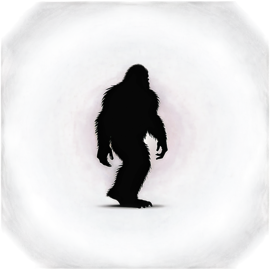 Bigfoot Silhouette Png 05232024 PNG