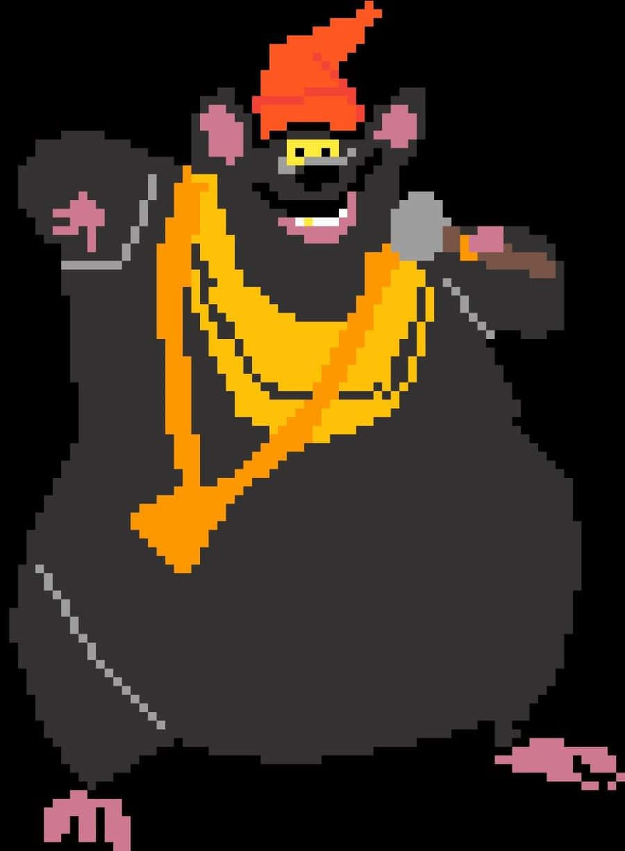 Biggie Cheese Pixel Art Wallpaper