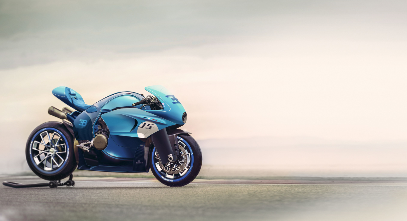 Glamouröserhintergrund Mit Ducati 1299 Motorrad