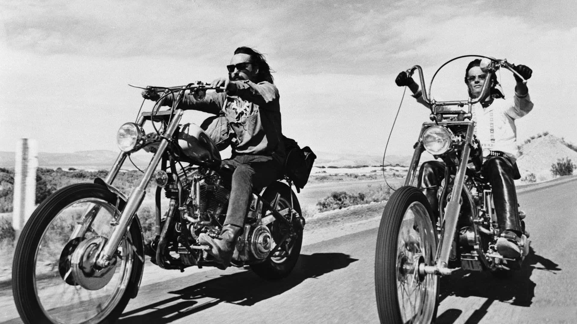 Fotosde Motociclistas Vintage De Cobre.