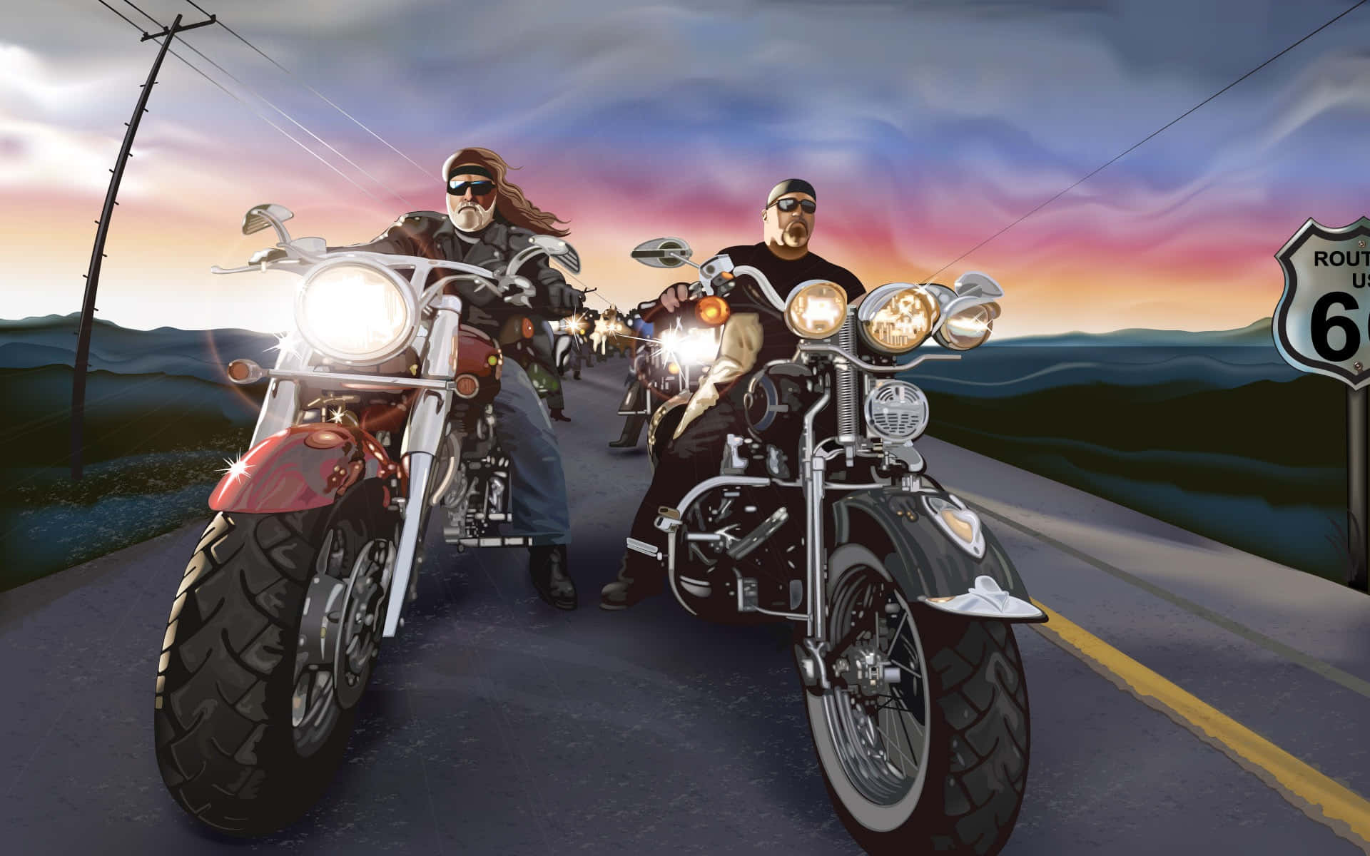 Motorcykel-gangsterbilleder