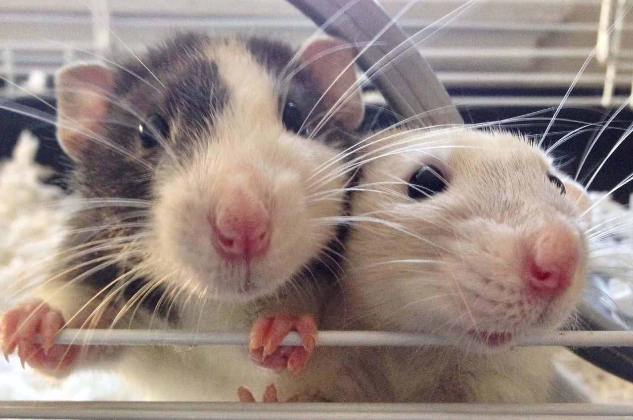 Bildvon Ratten Im Käfig