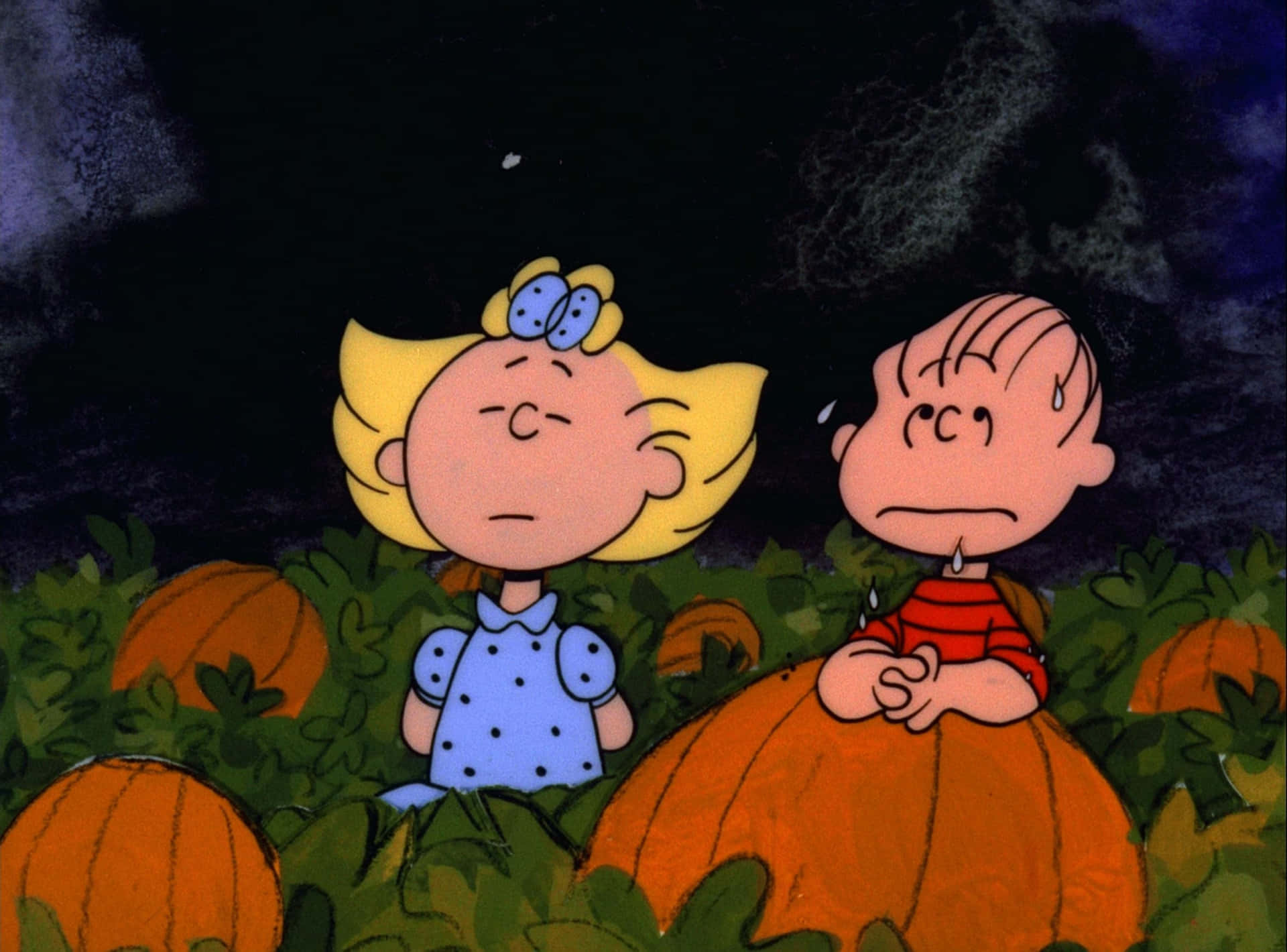 Bilderpå Charlie Brown Inför Halloween