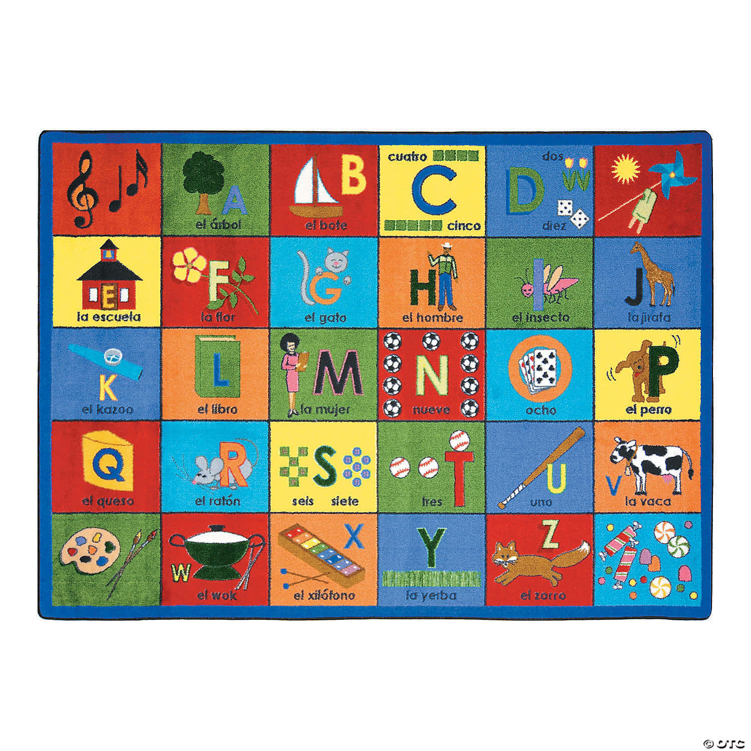 Bilingual Learning Alphabet Wallpaper