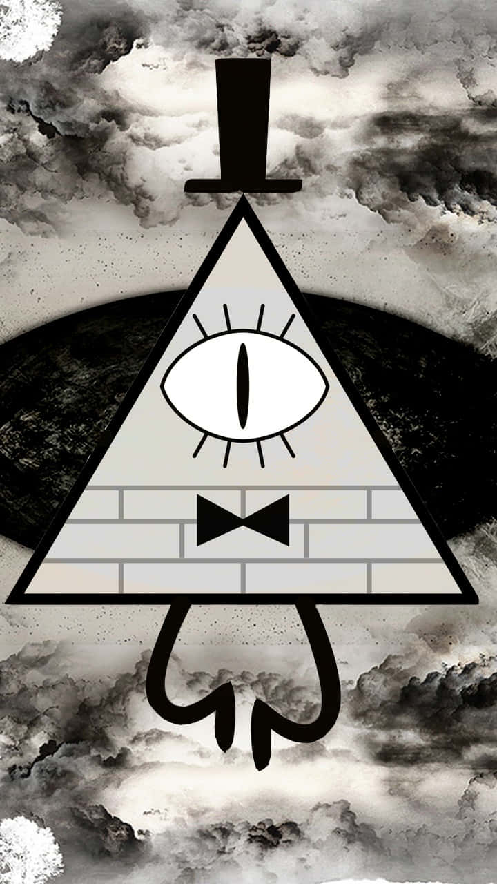 Vergissnicht - Bill Cipher Aus Gravity Falls Hat Immer Ein Auge Auf Dich Wallpaper