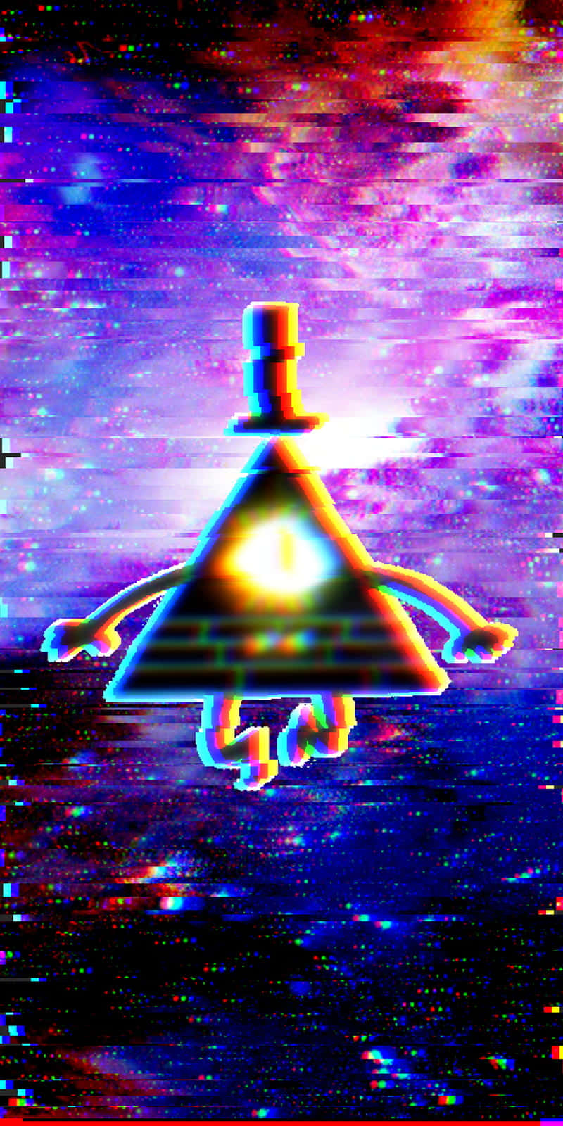 “Dream and Laugh Like Bill Cipher” Wallpaper