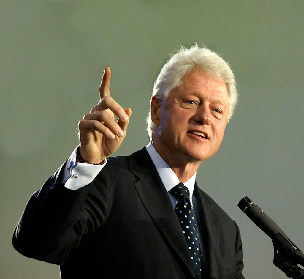 Bill Clinton Pointing Wallpaper