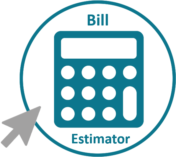 Bill Estimator Calculator Icon PNG