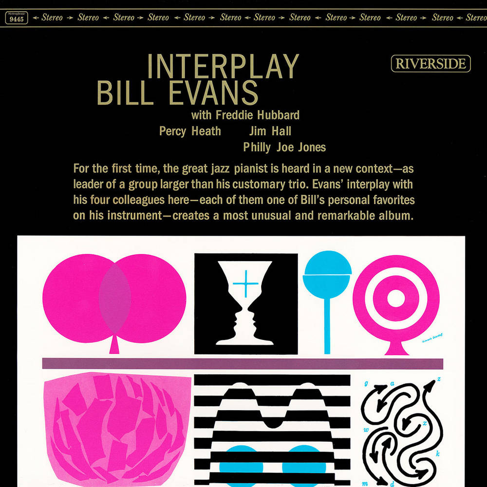Caption: Iconic Jazz Pianist Bill Evans during Interplay Session, 1962 Wallpaper