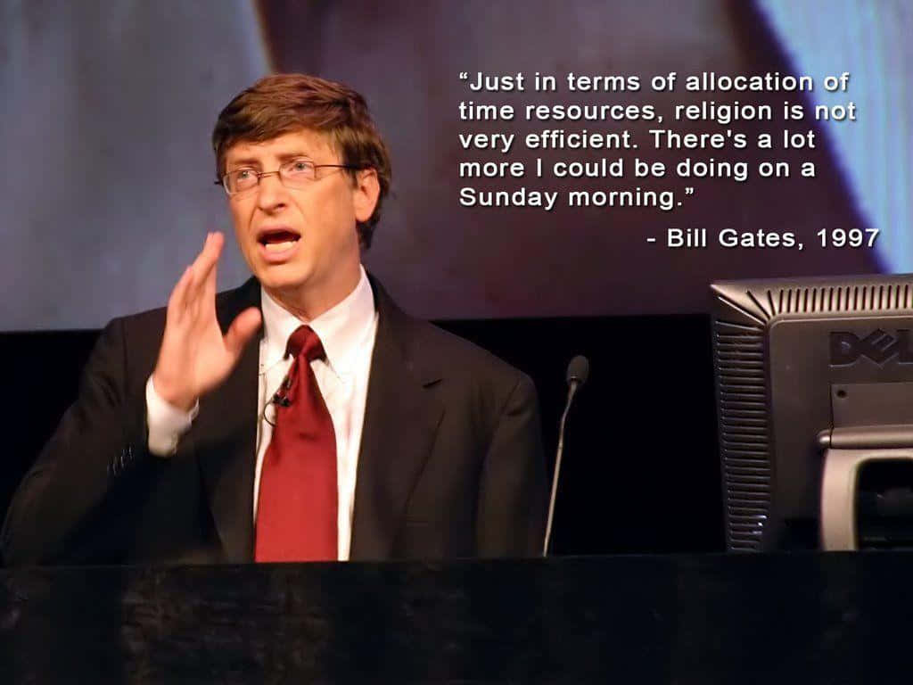 Microsoftmedstifter Bill Gates