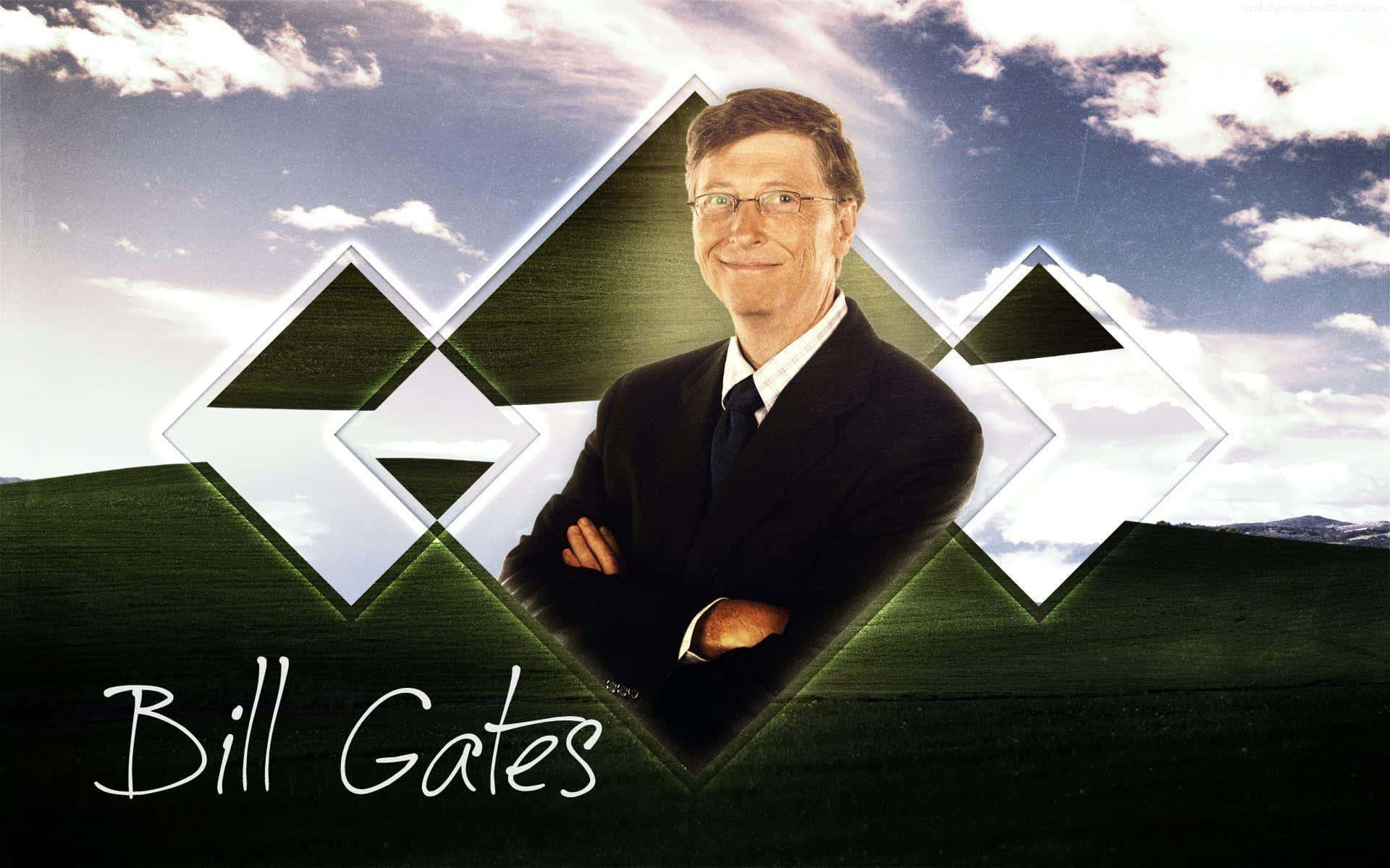 Microsoftmedgrundare Och Miljardär Filantropen Bill Gates