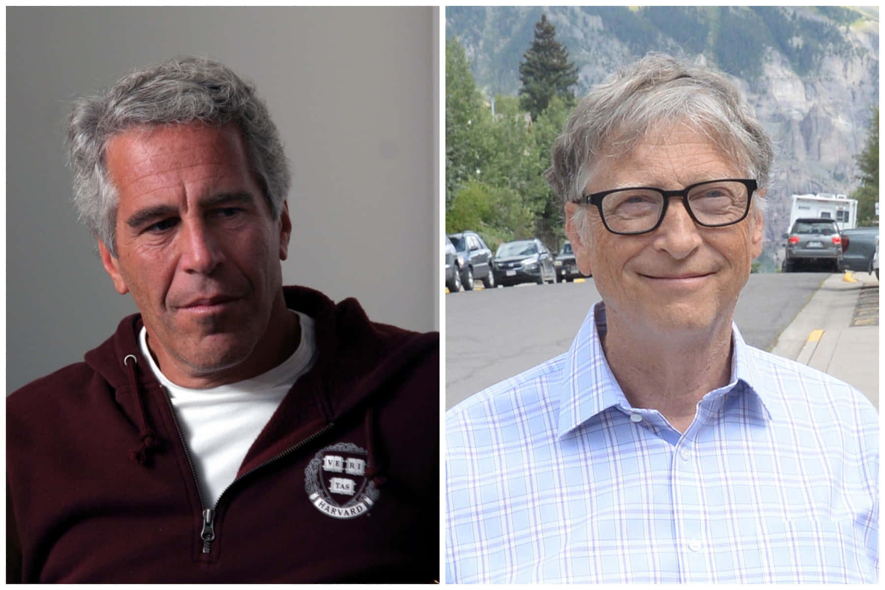 Bill Gates og Jeffrey Epstein på Microsoft-begivenhed