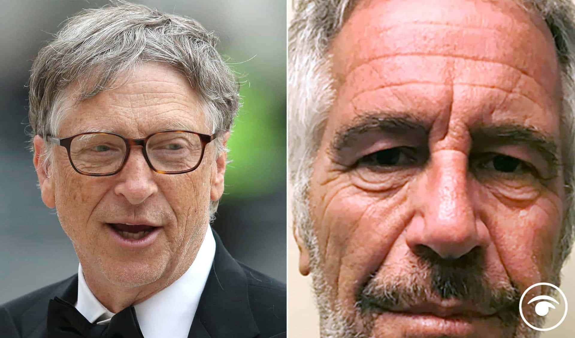 Bill Gates (left) with Jeffrey Epstein (right)