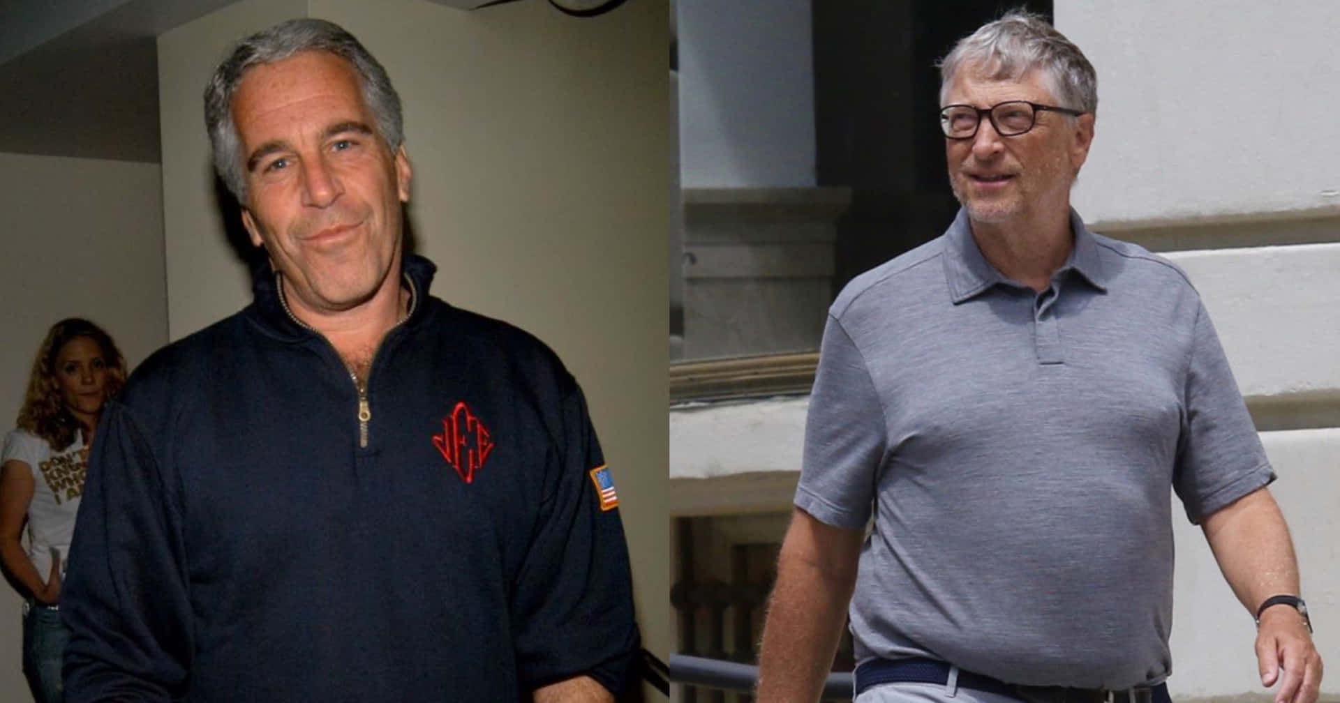 Bill Gates (L) and Jeffrey Epstein (R)